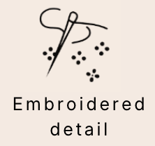 Embroidered detail