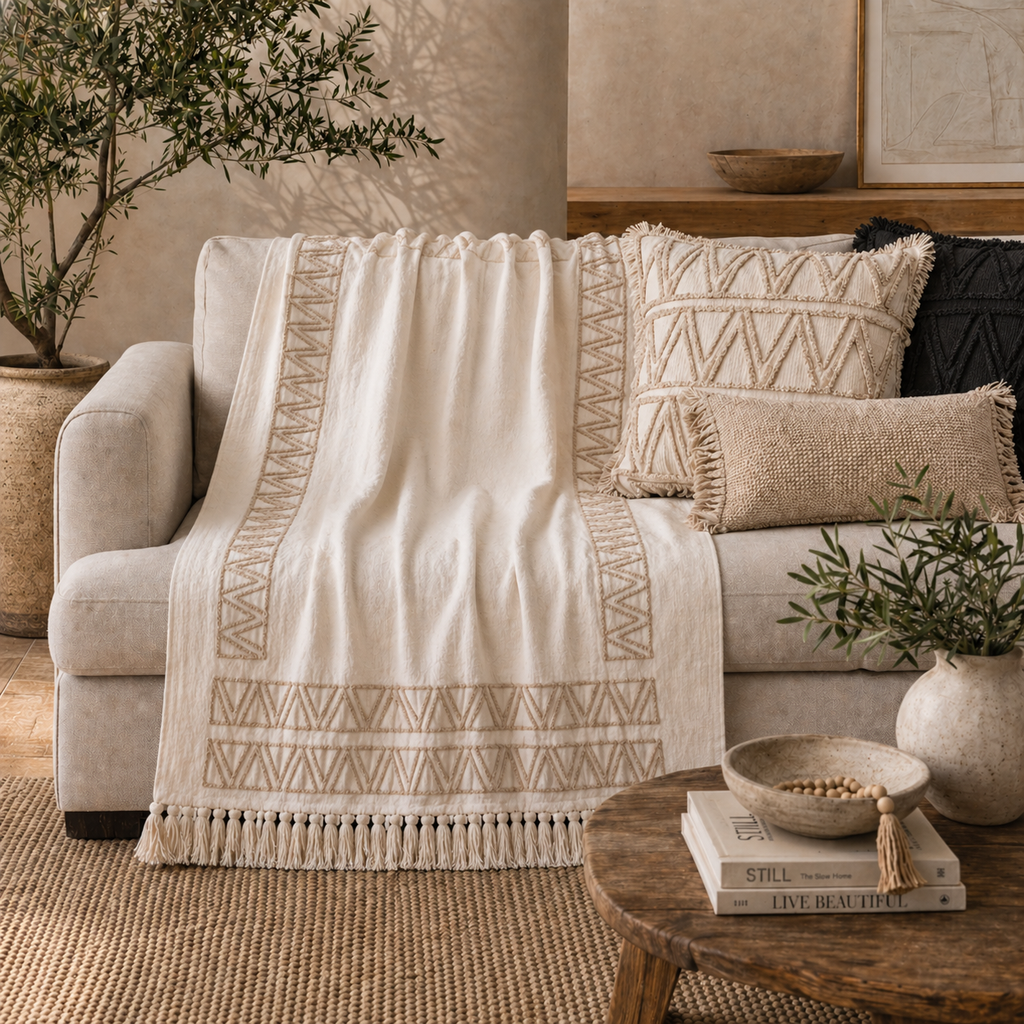 Oatmeal Throw